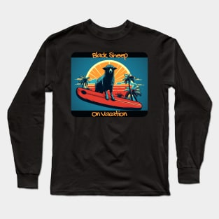 Black Sheep On Vacation Long Sleeve T-Shirt